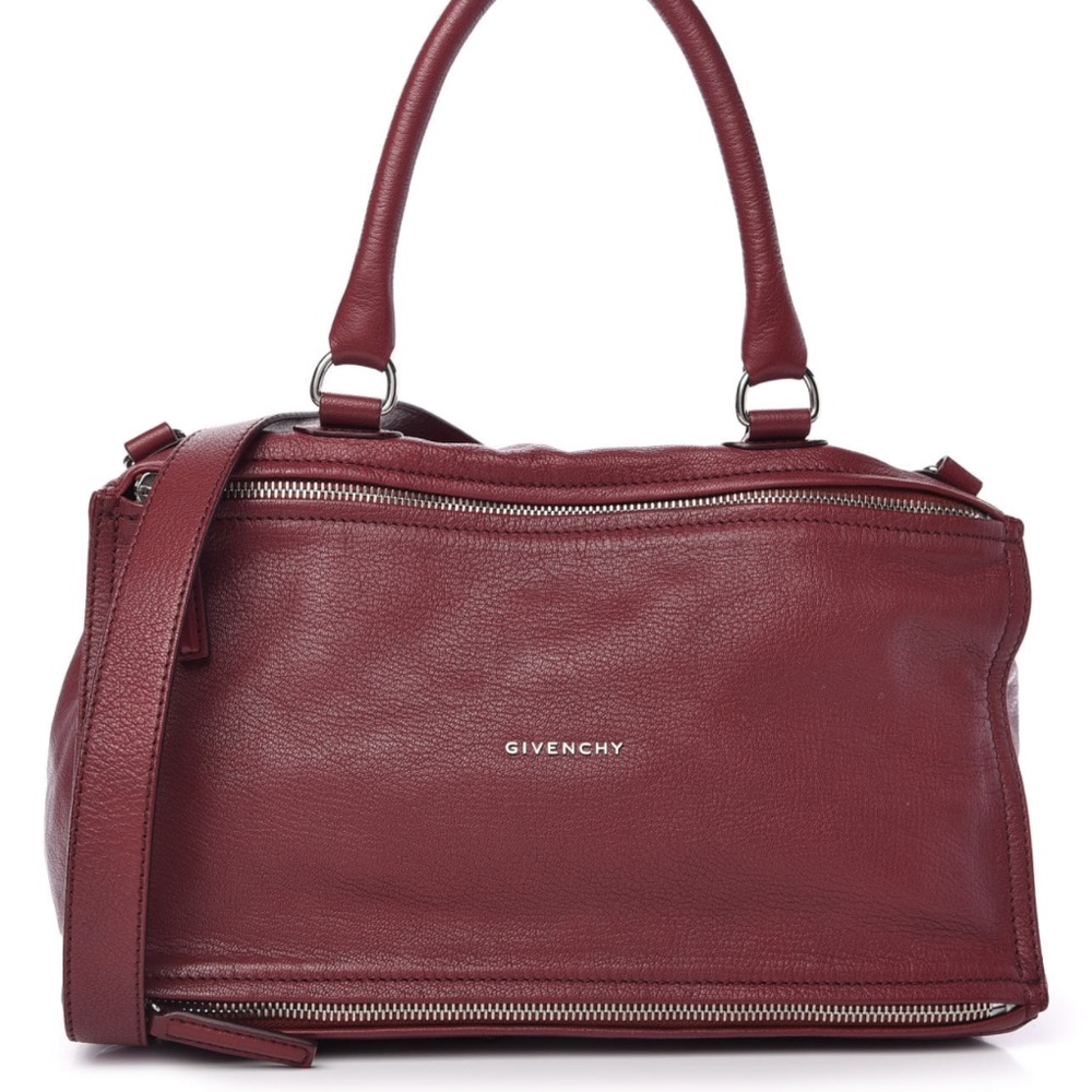 Givenchy Sugar Goatskin Pandora Medium Oxblood